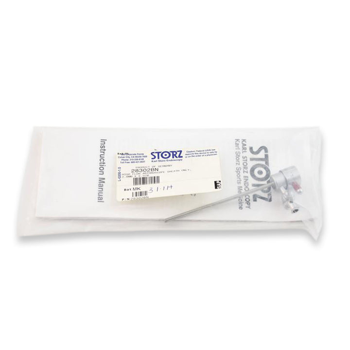 Storz High Flow Arthroscope Sheath, 2.8mm x 8.5cm | 28302BN