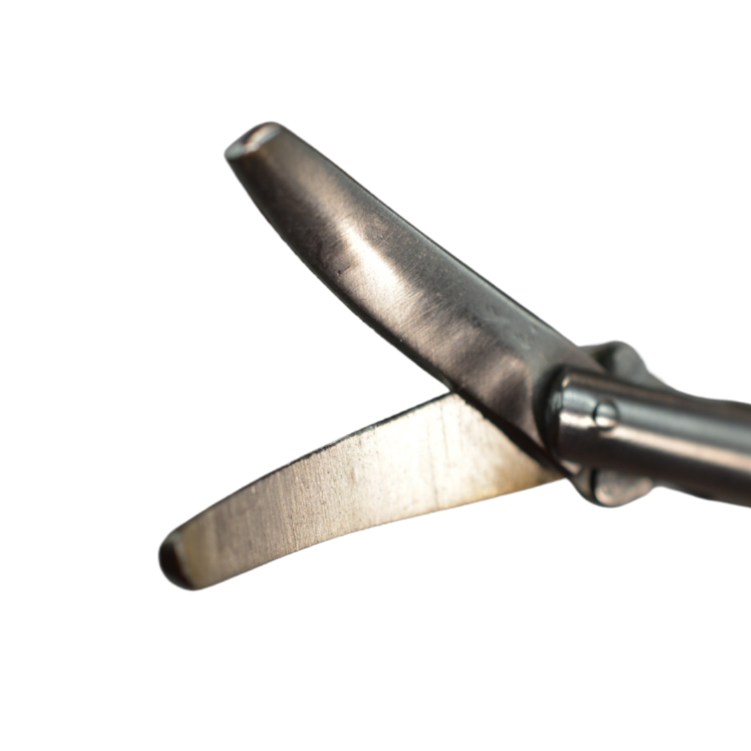 AED Non-Magnetic Jaw, Curved Metz Scissor, 5mm x 36cm | GT-8513-17NM