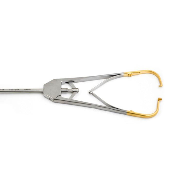 Jarit Appel Carb Bite Needle Holder, 32cm, Curved Left Jaw | 600-250