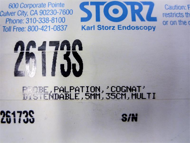 Storz Cognat Palpation Probe, 5mm X 35cm | 26173S