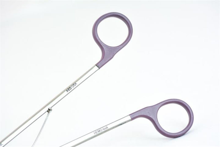 Purple Large Hemo-Lock Forcep