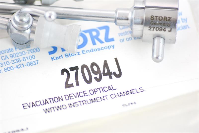 Storz Optical Evacuation Device w/ Two Instrument Channels | 27094J