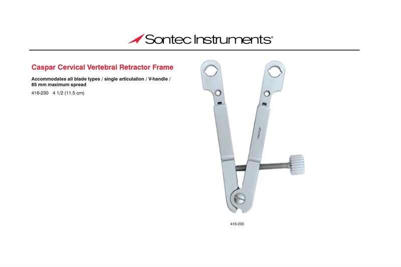 Sontec Instruments Caspar Cervical Vertebral Retractor Frame | 416-230